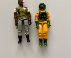 Vintage GI Joe / Action Force Figures - Airtight & Roadblock (1985/1986)
