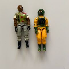 Vintage GI Joe / Action Force Figures - Airtight & Roadblock (1985/1986)