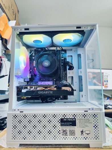 Custom Built Gaming PC Ryzen 5/16GB/1TB SSD/GeForce RTX/WiFi/W11