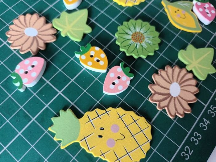 Craft Embellishments - Fruit & Flowers
