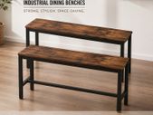 Industrial Dining Benches Set of 2