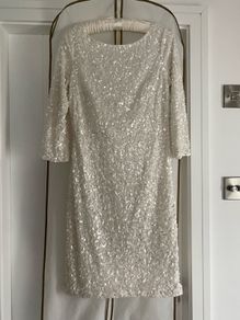 Monsoon Bridal Sequin Midi Dress - Immaculate condition