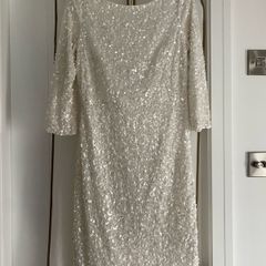 Monsoon Bridal Sequin Midi Dress - Immaculate condition
