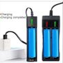 USB Charging 18650 Battery Charger 2 slot Image 4