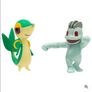 Pokemon Battle Figure 2 Pack  Machop and Snivy Image 4