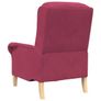 Armchair Wine Red Velvet Image 6