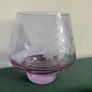 Vintage Caithness Glass Vase / Bowl with Etched Flower Design Image 2