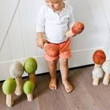 Papoose Small World set of 3 Trees | Autumn