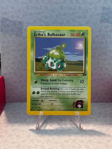 pokemon card vintage Erika's bulbasaur