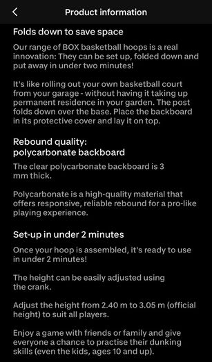 Basketball Net - Adjustable up to full height