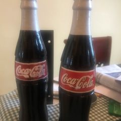 Very Rare Coca Cola Metal Door Handles