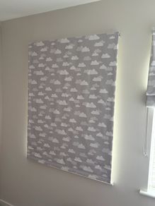 Pair of Roman blinds