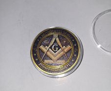 Masonic coin