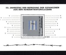 1995 Germany (Deutsche Bundespost) The 50th Anniversary of the Liberation of the Concentration Camp Prisoners Stamp Miniature Sheet Mint Never Hinged (MNH)
