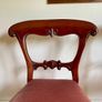 Antique mahogany balloon-back chairs Image 2