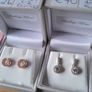 ladies silver earrings Image 9