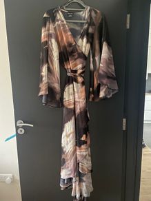 Maxi wrap dress