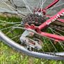 Sports women man red bike teen Image 5