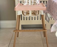 Ikea highchair Antilop accessorised