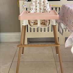 Ikea highchair Antilop accessorised