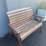 wooden outdoor bench Image 2