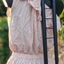 Mango -  Rose Pink Broderie Anglaise Embroidery Peplum Top Image 4