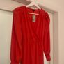 Brand New River Island Bright Red Midi Dress Image 5