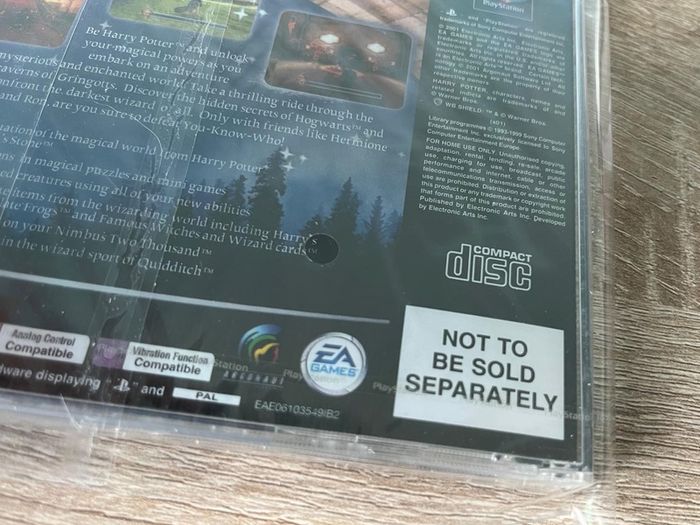 Harry Potter & Philosopher's Stone for PlayStation 1 (PS1) / NEW & SEALED / FREE SHIPPING / Compatible with PS2 & PS3