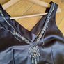 vintage karen millen embellished satin maxi dress occasion wedding party Image 4