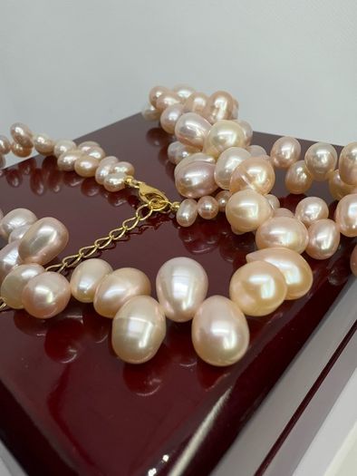 Perl Tucson Finds - Natural AAA Multi-Color Freshwater Pearl Necklace