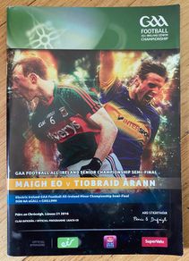 2016 Mayo v Tipperary - GAA All-Ireland Senior Football Championship Semi Final Programme