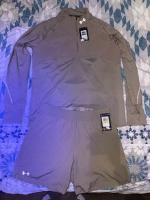 Under Armour Men's 1/4 zip and shorts running set
