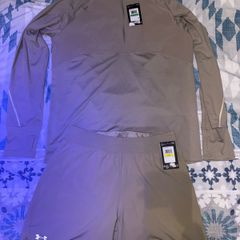 Under Armour Men's 1/4 zip and shorts running set