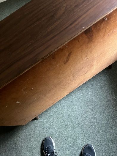Retro vintage bookcase.
