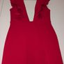 Gorgeous red high slit maxi dress from Boohoo Image 5