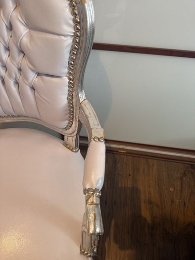 Chair silver studded