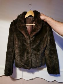 Faux fur jacket