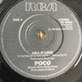 Poco. Call it love picture sleeve vinyl record single in vg+ condition Image 2