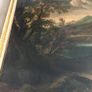Circle of Francesco Zuccarelli  mountainous landscape by a lake with a fortress Image 9