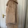 Gharani Strok Faux Fur Jacket - Size 14 - Beige/Nude - New - Soft Teddy Coat Image 3