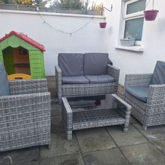 Rattan 4 seater set