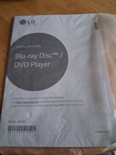 blu-ray DVD Player and dvds