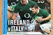 2010 Ireland v Italy - RBS Six Nations Championship Programme
