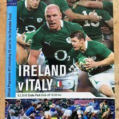 2010 Ireland v Italy - RBS Six Nations Championship Programme
