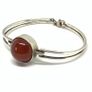 Mid century silver bangle Image 5