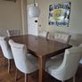 Dark wood dining table Image 4
