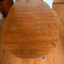 Vintage Mid Century Extendable Oval Dining Table with 4 Chairs Image 4