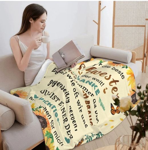 Brand new Luogort Gifts for Sister, Best Cuddly Blanket