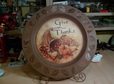 metal tray/plaque