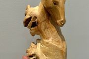 Parasite Wood Carved Horse